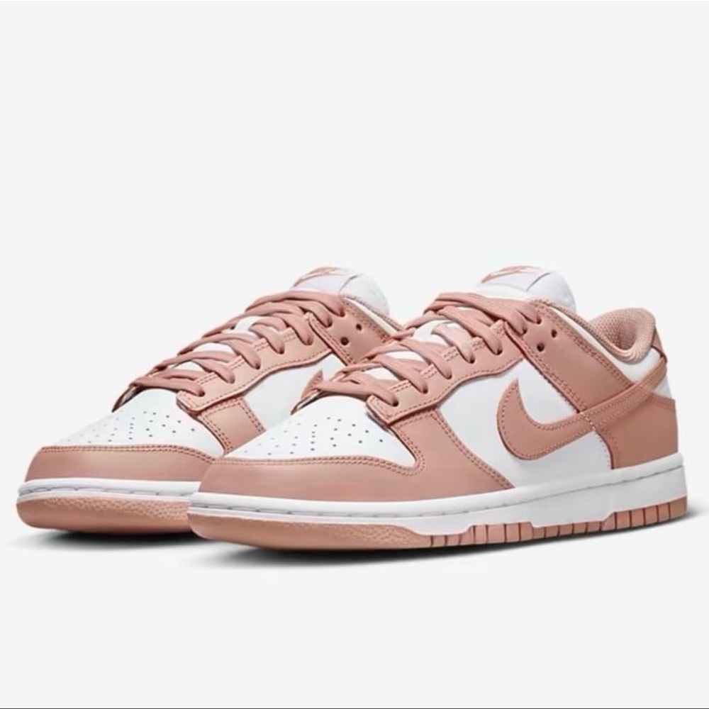 Nike Dunk Low White/Rose Whisper size 8.5
